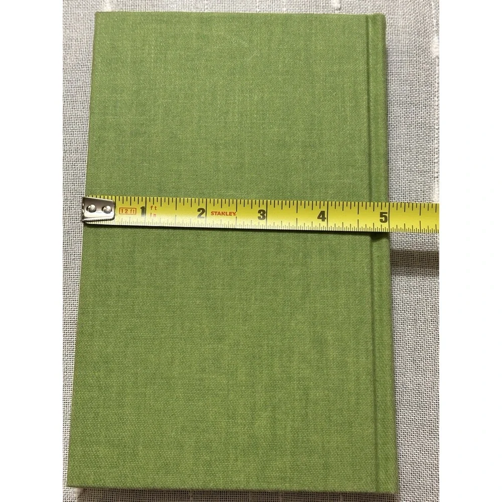 Vintage Green Fabric Log Book Military Federal Supply Record Journal New 8x5